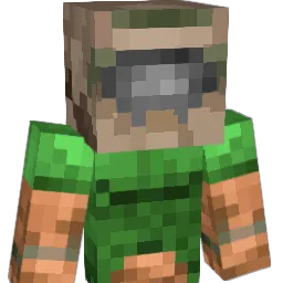 p0nx Minecraft avatar bust