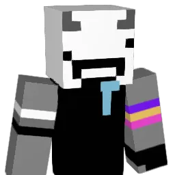 p4p3rt0w3l Minecraft avatar bust