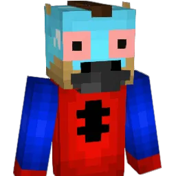 paard Minecraft avatar bust