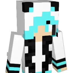 pandagirlBlue Minecraft avatar bust