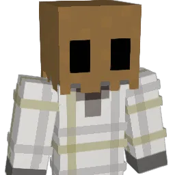 paperholders Minecraft avatar bust