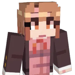 pastell Minecraft avatar bust