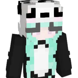 pawnted Minecraft avatar bust