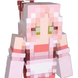 peachosa Minecraft avatar bust