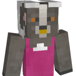 peachycian Minecraft avatar bust