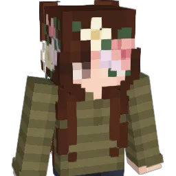 peahrl Minecraft avatar bust