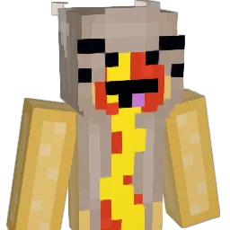 pedowel Minecraft avatar bust