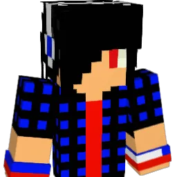 pencilled Minecraft avatar bust
