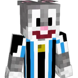 pernalonga Minecraft avatar bust