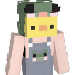 petekou Minecraft avatar bust