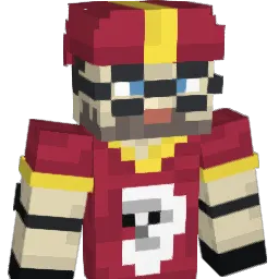 pierrotlalune Minecraft avatar bust