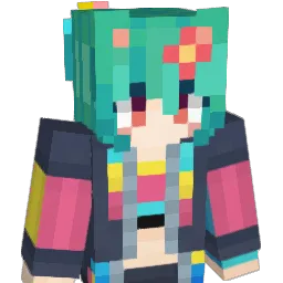 pikablu Minecraft avatar bust