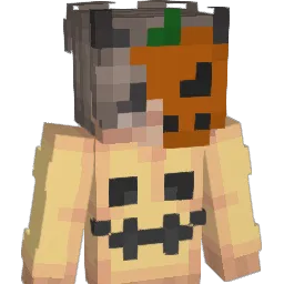 pikeru Minecraft avatar bust