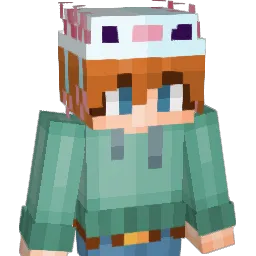 pikibibi Minecraft avatar bust