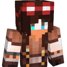 pineappled Minecraft avatar bust