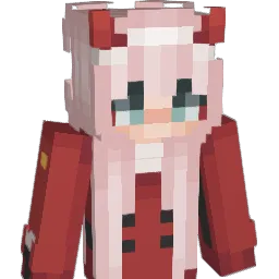 pinkIiquid Minecraft avatar bust