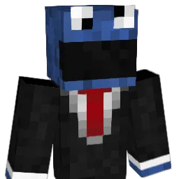 pinkes Minecraft avatar bust