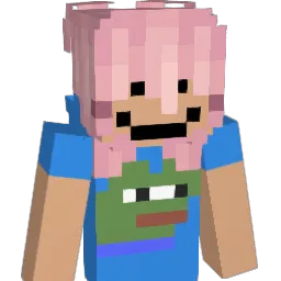 pinkmists Minecraft avatar bust