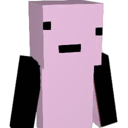 pinkmoonworm Minecraft avatar bust