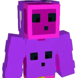 pinktoxicslime Minecraft avatar bust