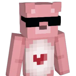 pinkyru Minecraft avatar bust