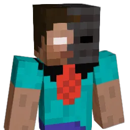 piranat Minecraft avatar bust