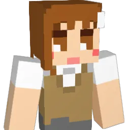 plaatinum Minecraft avatar bust