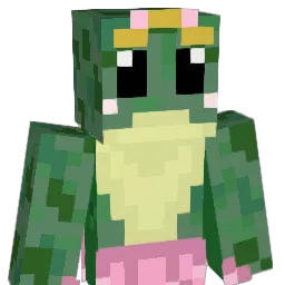 plaicia Minecraft avatar bust