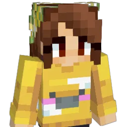 pominim Minecraft avatar bust
