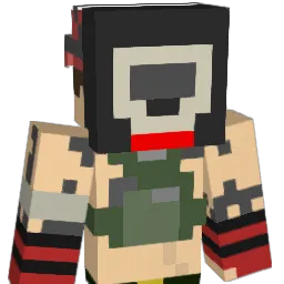 popcornnq Minecraft avatar bust