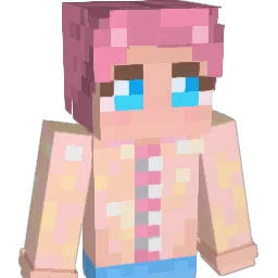 popshaped Minecraft avatar bust