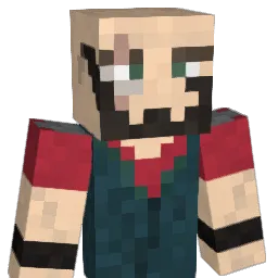 pretzl Minecraft avatar bust