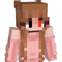 pridehearts Minecraft avatar bust