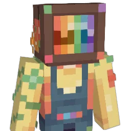 prysmid Minecraft avatar bust