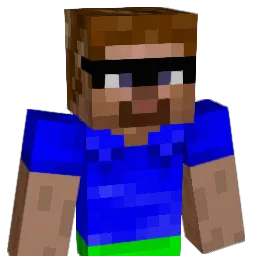 psychobutts Minecraft avatar bust