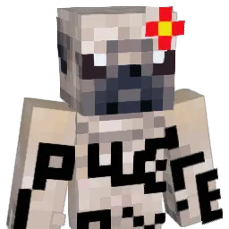 pugpoppy Minecraft avatar bust