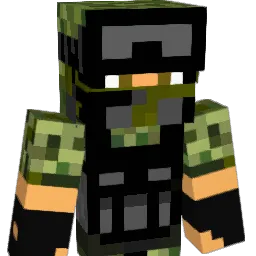 pukern Minecraft avatar bust
