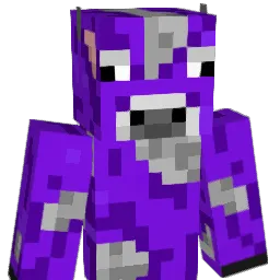 purplecow12 Minecraft avatar bust