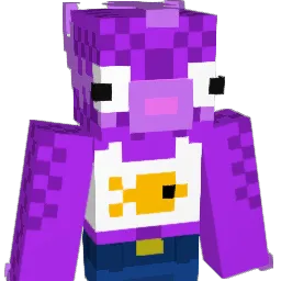 purplefish69 Minecraft avatar bust