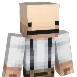qleb Minecraft avatar bust