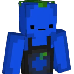 qtired Minecraft avatar bust