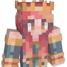 queenaurora Minecraft avatar bust
