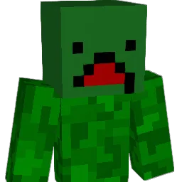 questionneck Minecraft avatar bust