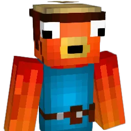 qwosh Minecraft avatar bust