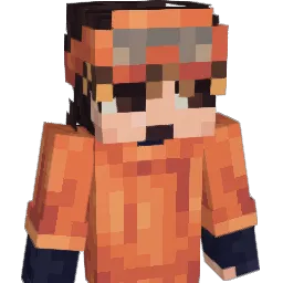 raddened Minecraft avatar bust