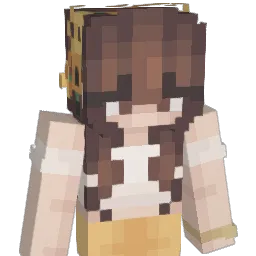 raellabella Minecraft avatar bust
