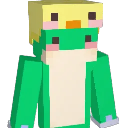 rainbowen Minecraft avatar bust