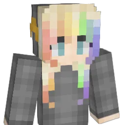 rainbowglitter11 Minecraft avatar bust