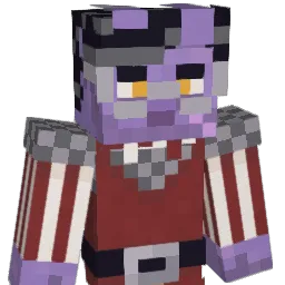 reddraptor Minecraft avatar bust