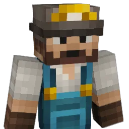 redlodger Minecraft avatar bust